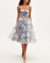 Sexy Neckholder-Freizeitkleid mit Print